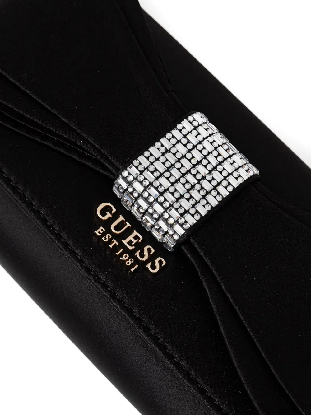 GUESS USA Elsie clutch verfraaid met strik Zwart