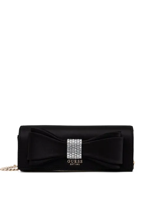 GUESS USA Elsie bow-embellishment clutch bag