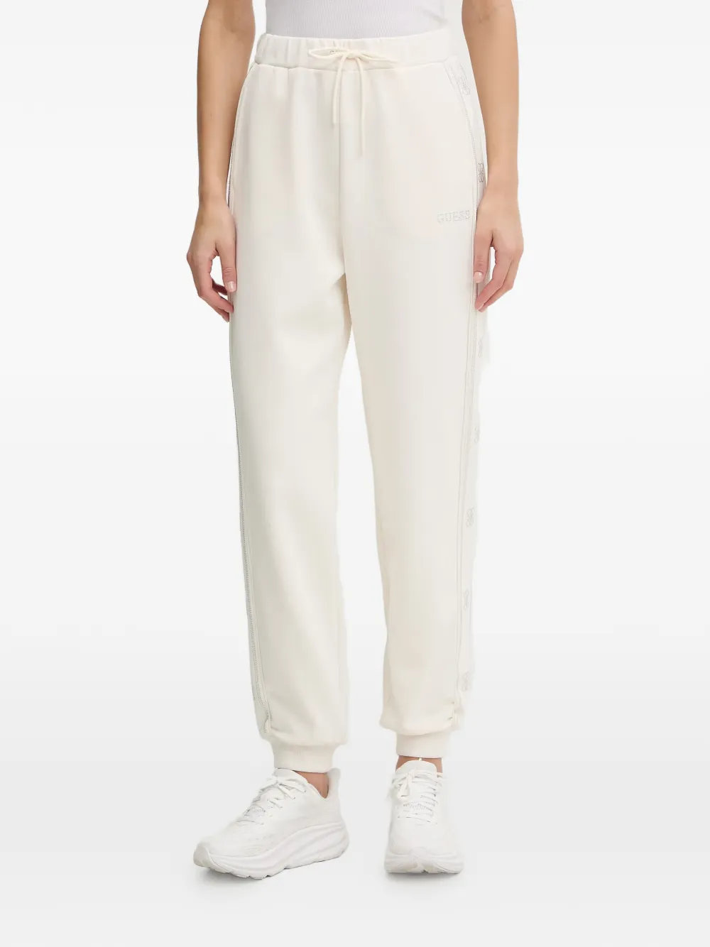 GUESS USA embellished drawstring track pants - Toni neutri