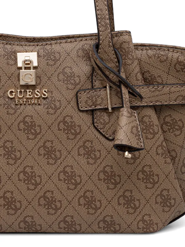 GUESS USA Yesba パドロック ショルダーバッグ | ブラウン | FARFETCH JP