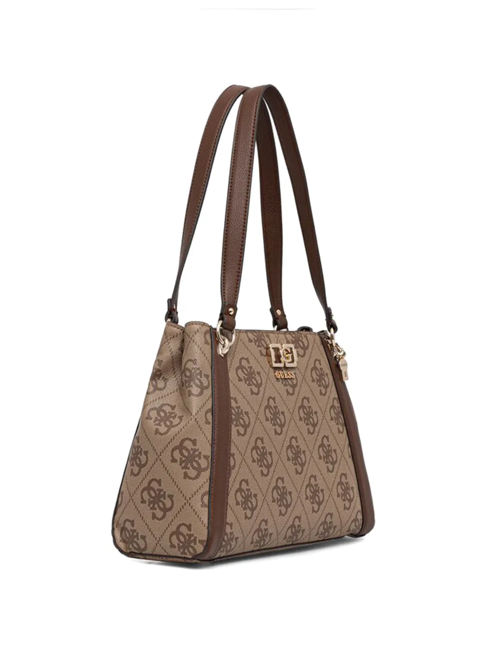 GUESS USA Shopper met logobedel Beige
