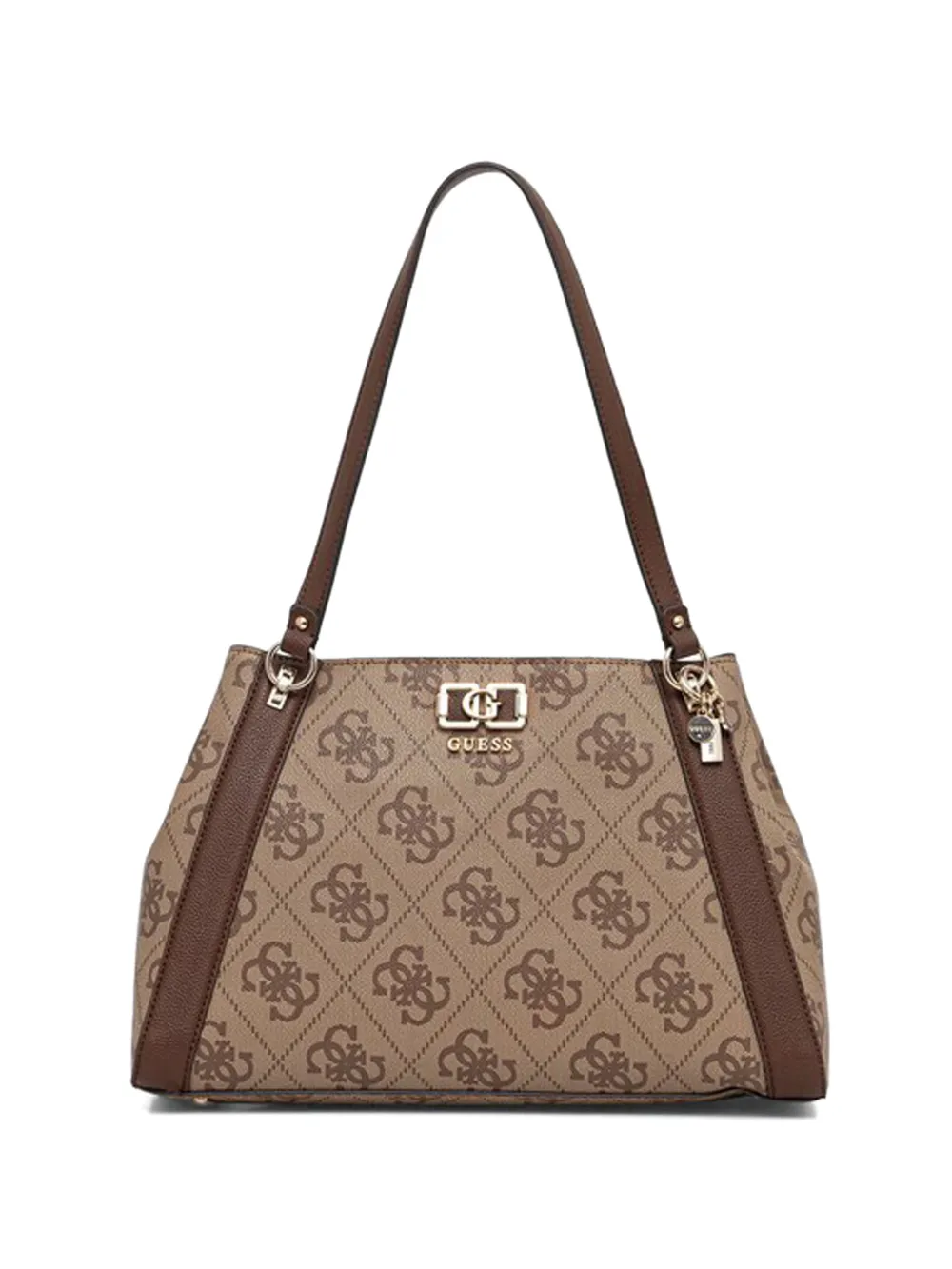 GUESS USA logo charm tote bag - Toni neutri