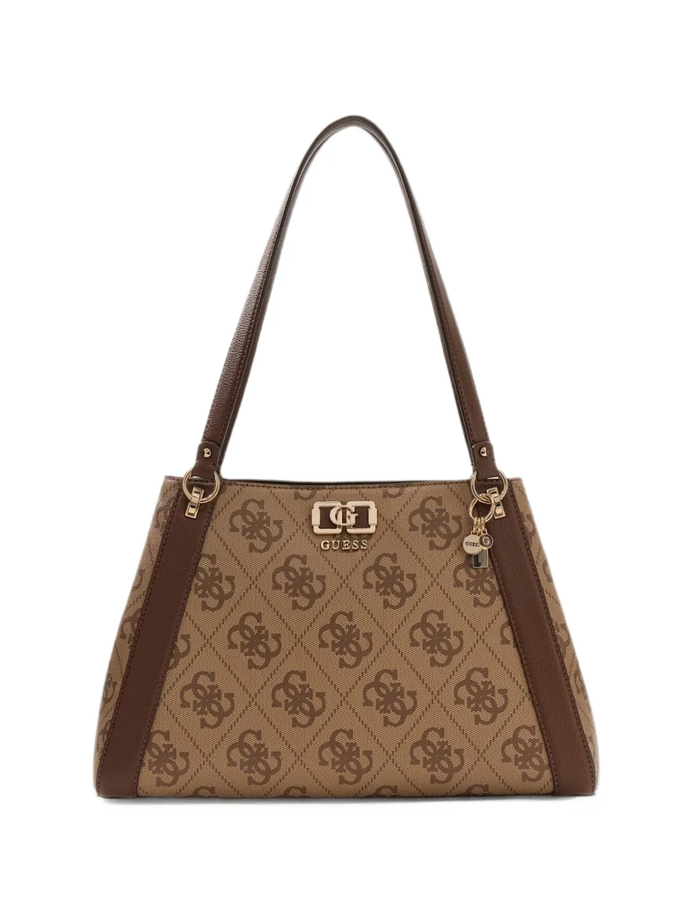 GUESS USA logo charm tote bag - Toni neutri