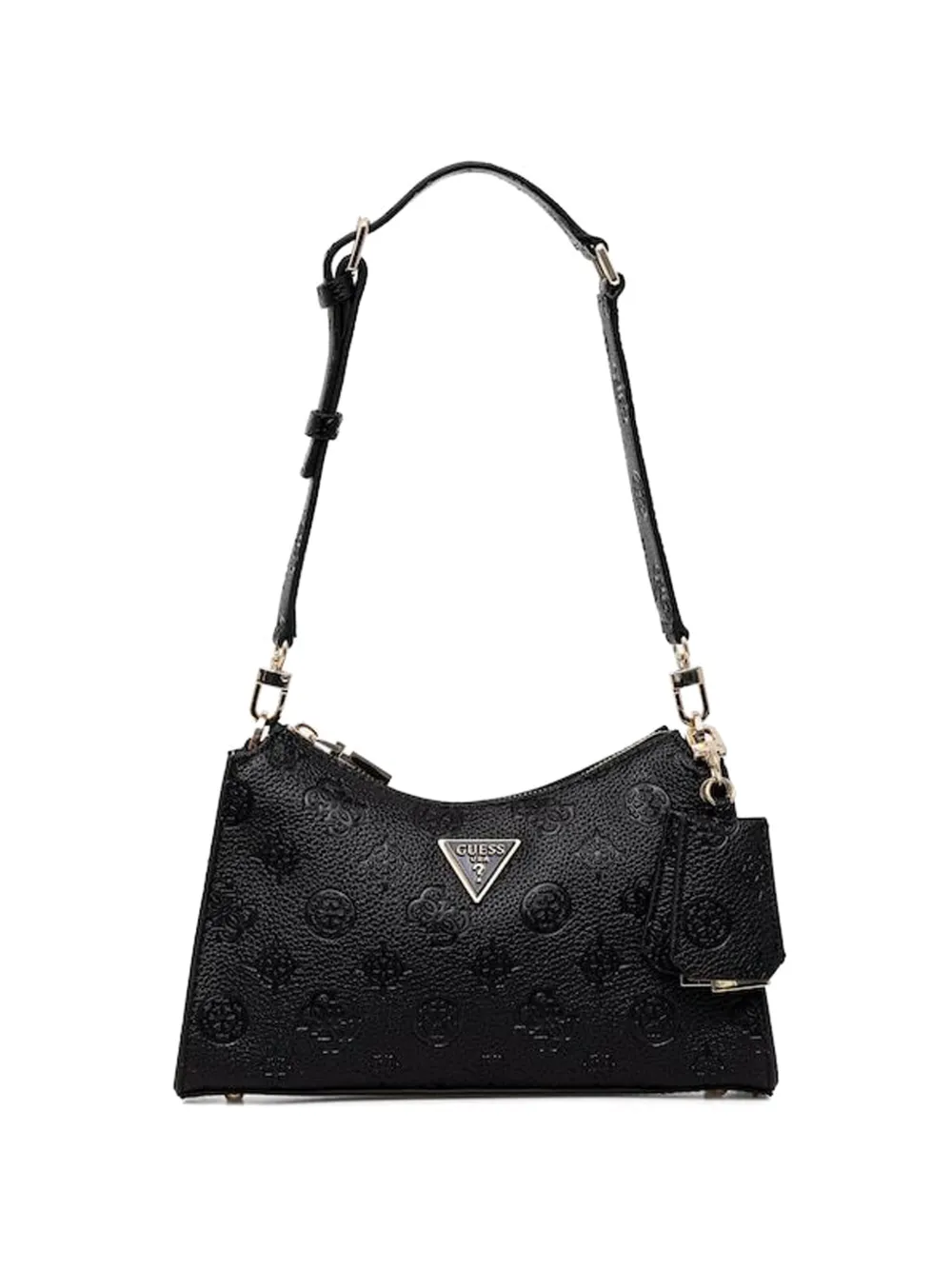 GUESS USA debossed-logo shoulder bag - Nero