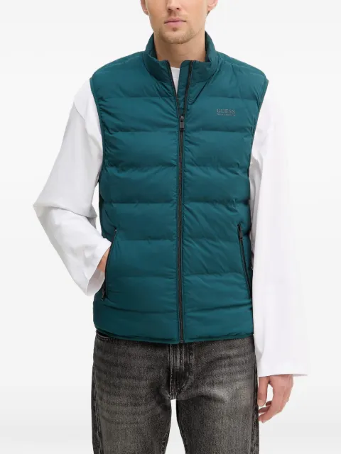 GUESS USA quilted zip vest