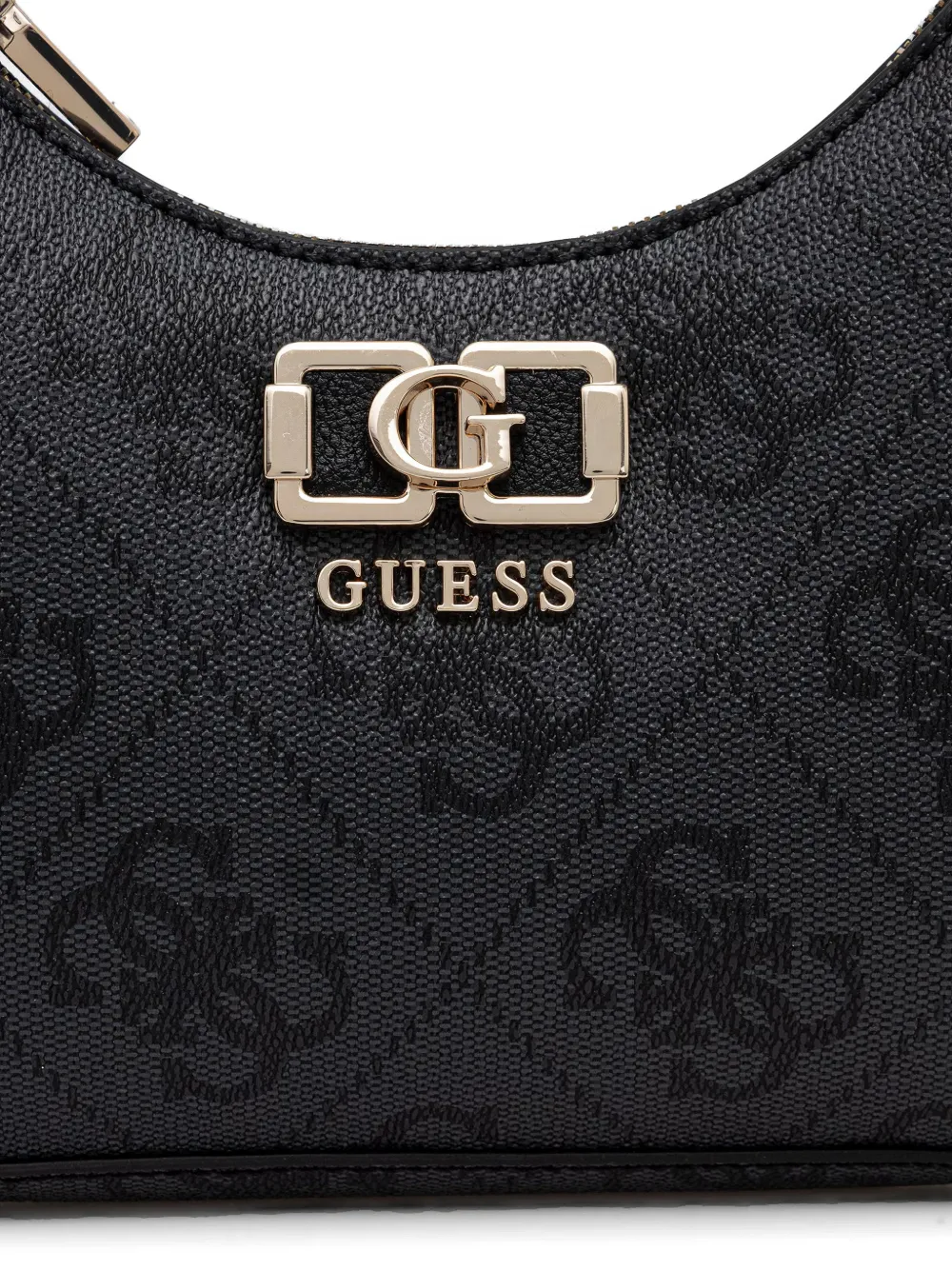 GUESS USA Karnilla schoudertas met logo Zwart