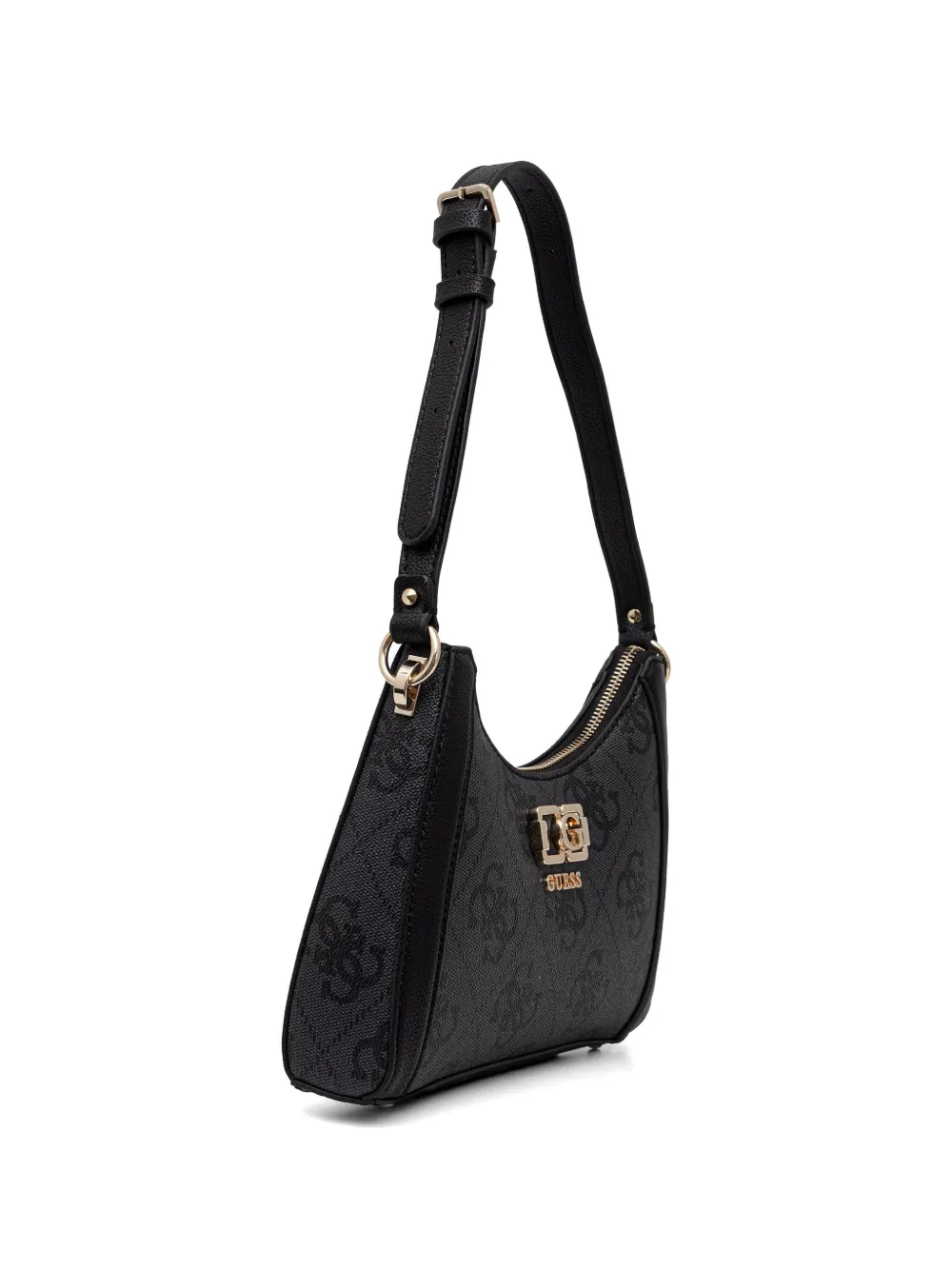 GUESS USA Karnilla schoudertas met logo Zwart