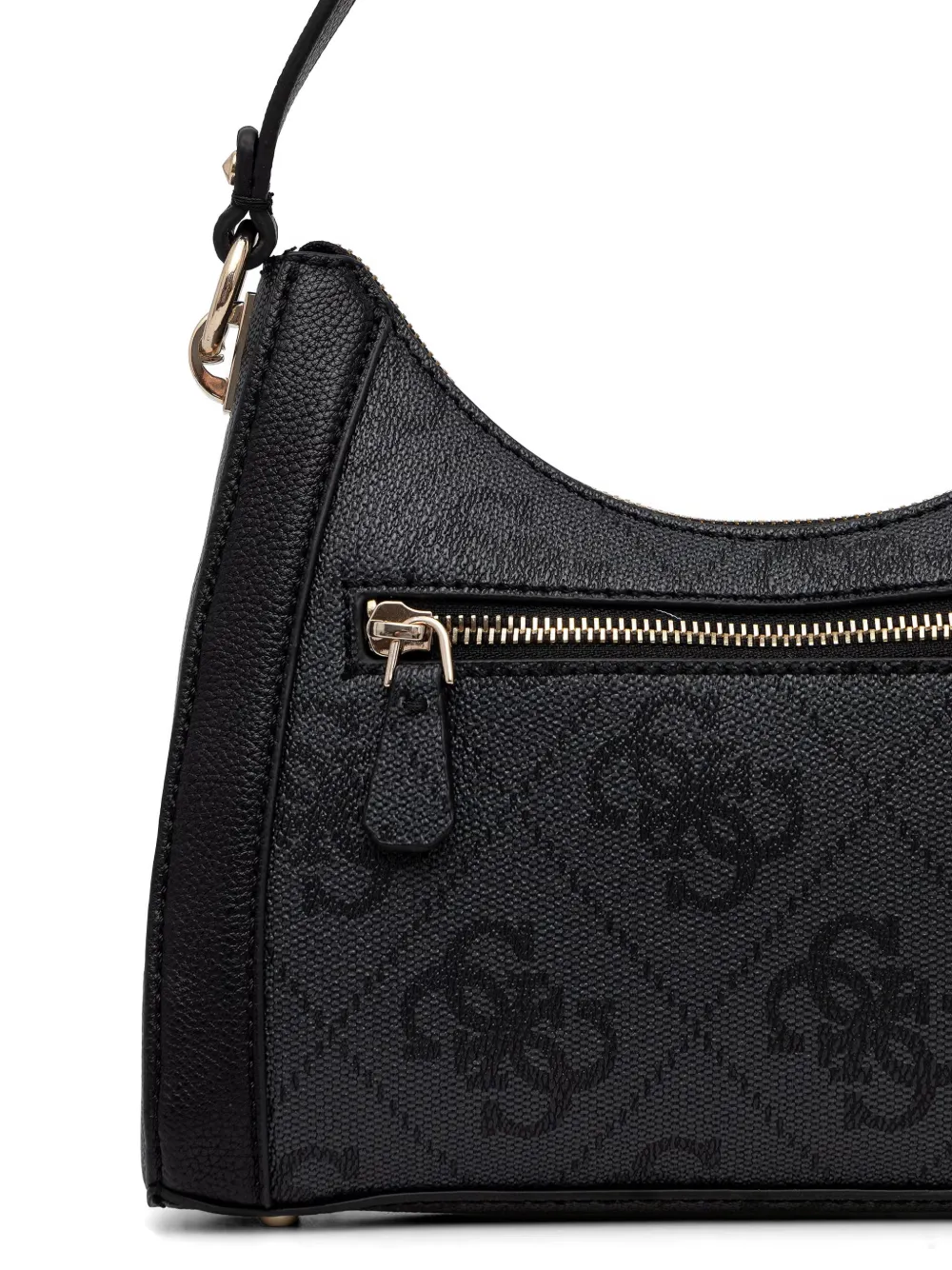 GUESS USA Karnilla schoudertas met logo Zwart