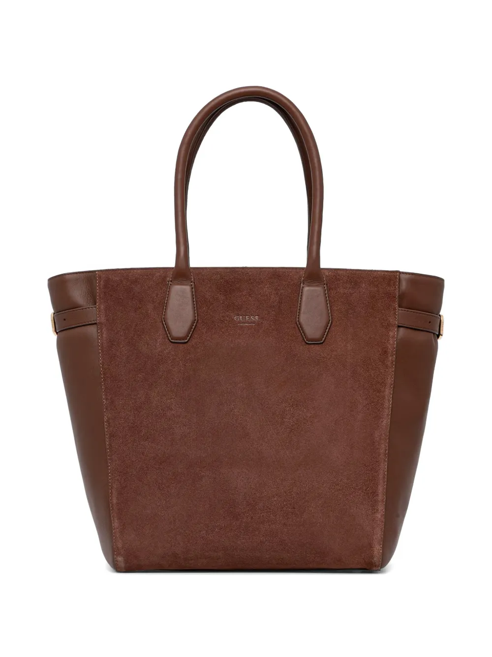 GUESS USA Anitha suede-panel tote bag - Marrone