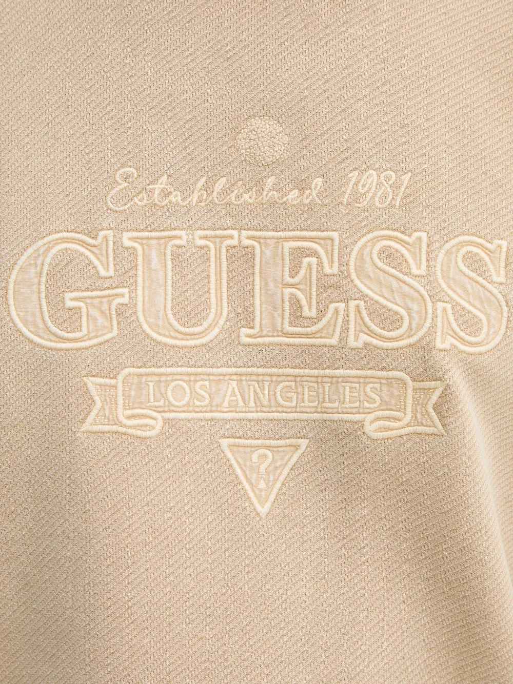 GUESS USA Sweater met borduurwerk Beige