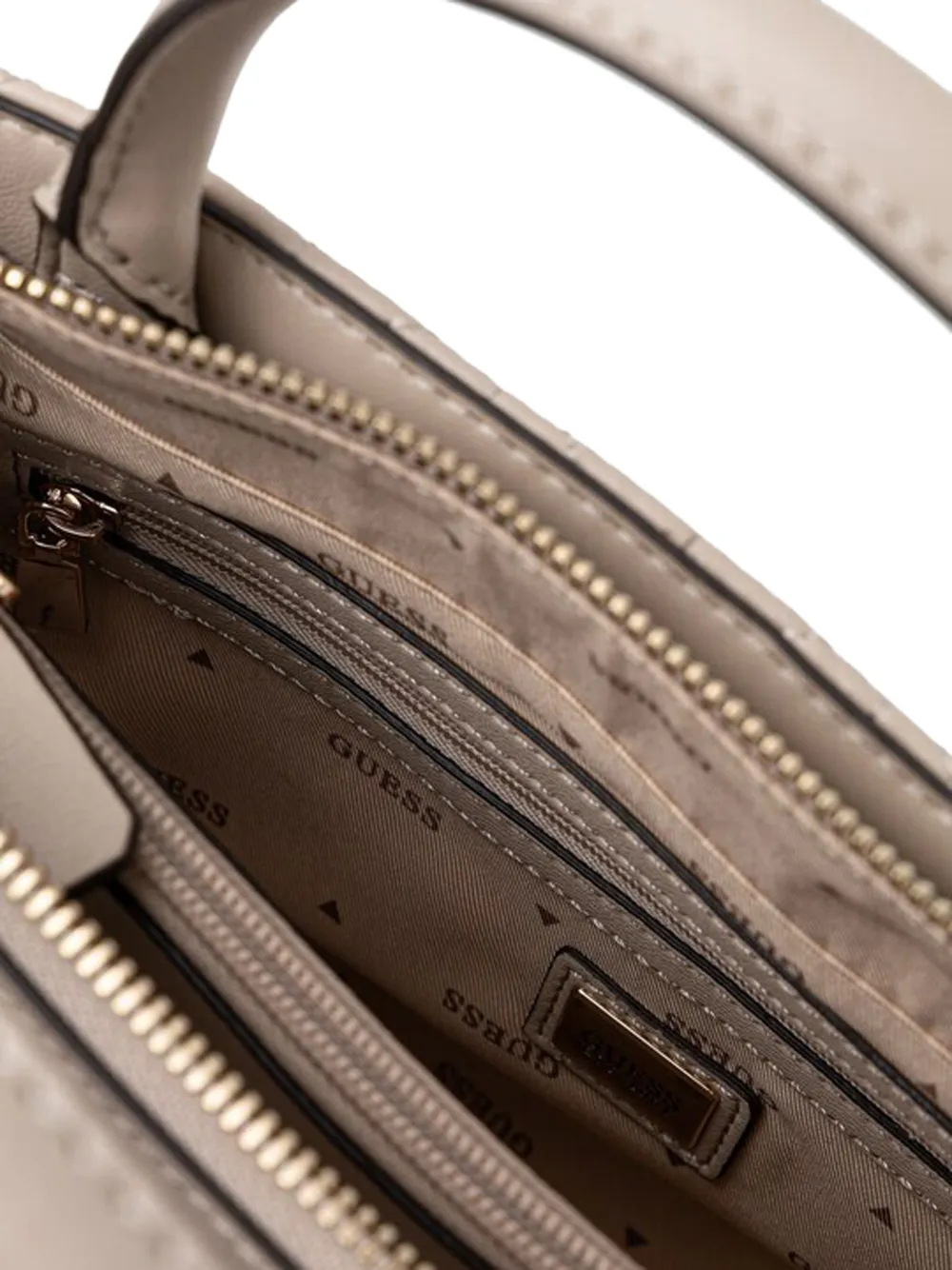 GUESS USA Gevoerde tas Beige