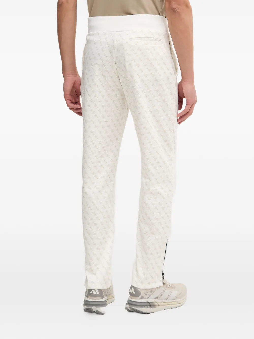  Guess Usa Patterned Track Pants - Blanco 