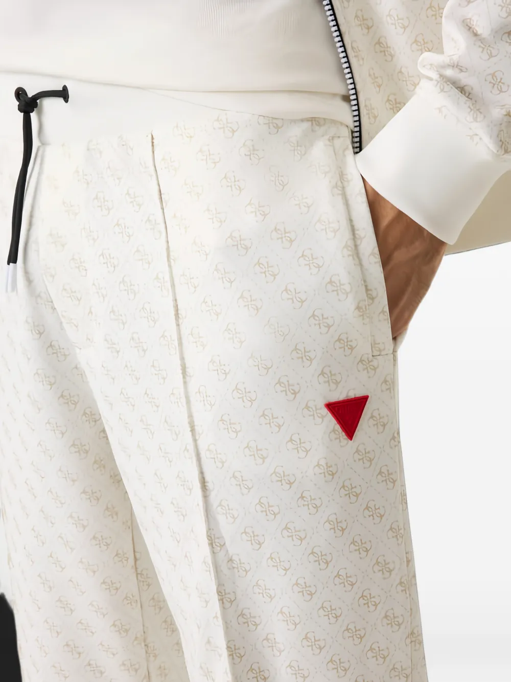 GUESS USA straight leg trousers Wit