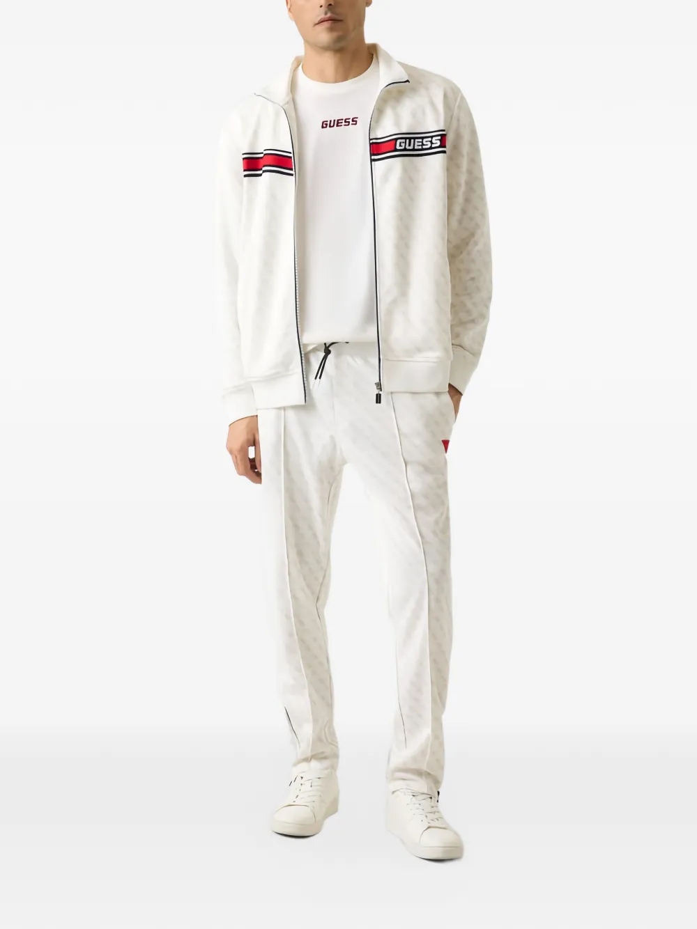 GUESS USA straight leg trousers Wit