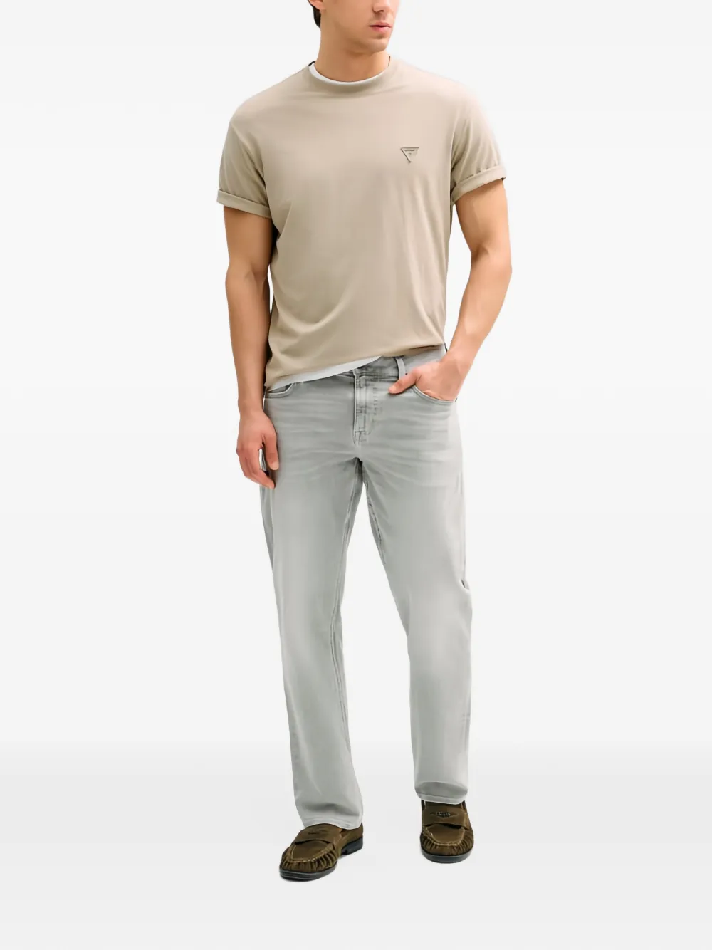 GUESS USA Angels slim jeans Grijs