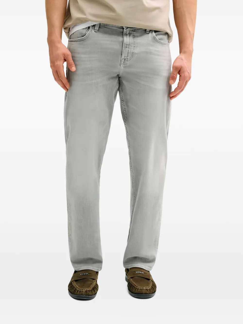 GUESS USA Angels slim jeans Grijs