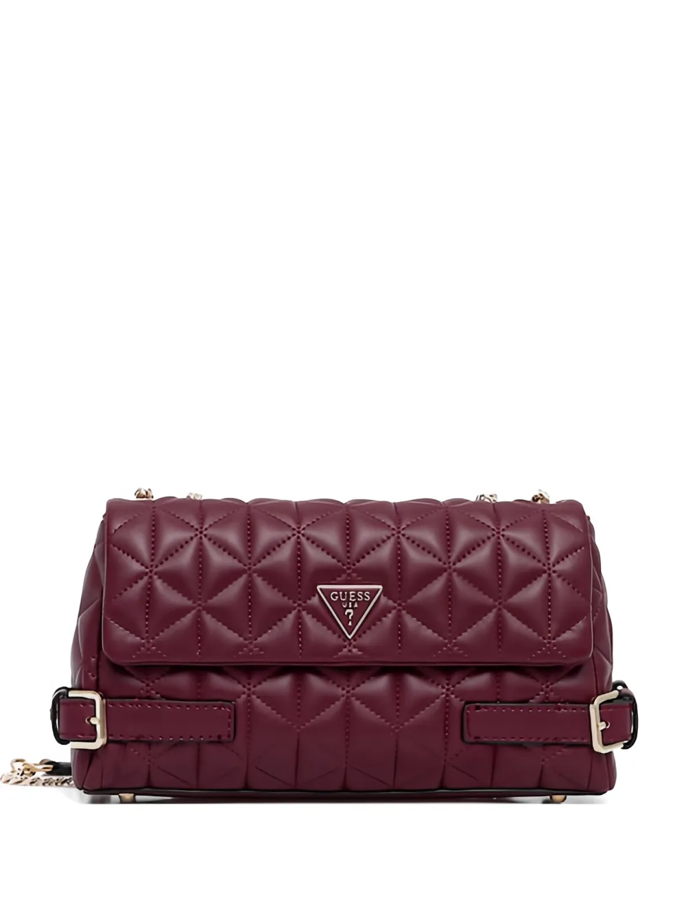 GUESS USA quilted chain cross body bag - Rosso