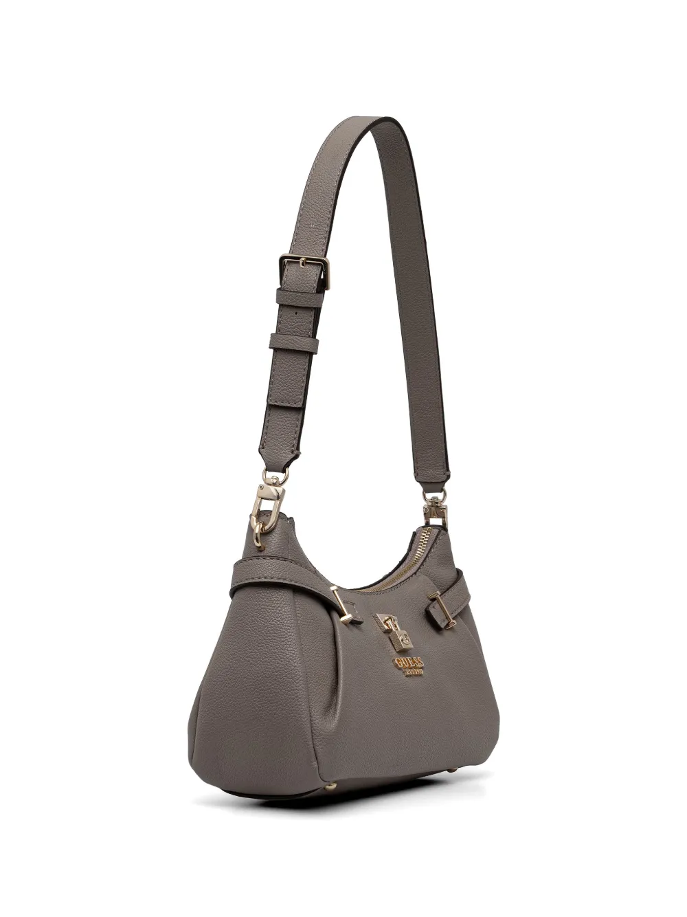 GUESS USA Shopper met logoplakkaat Beige
