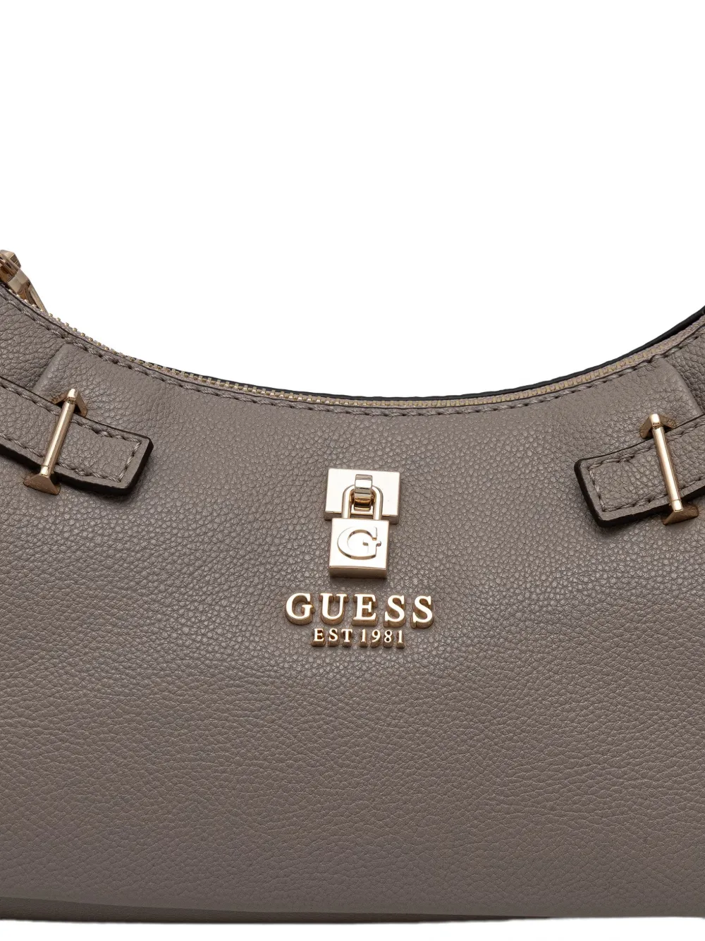 GUESS USA Shopper met logoplakkaat Beige
