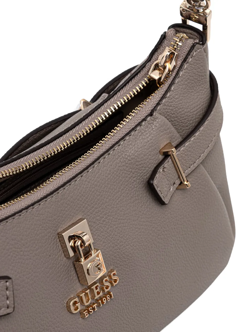 GUESS USA Shopper met logoplakkaat Beige