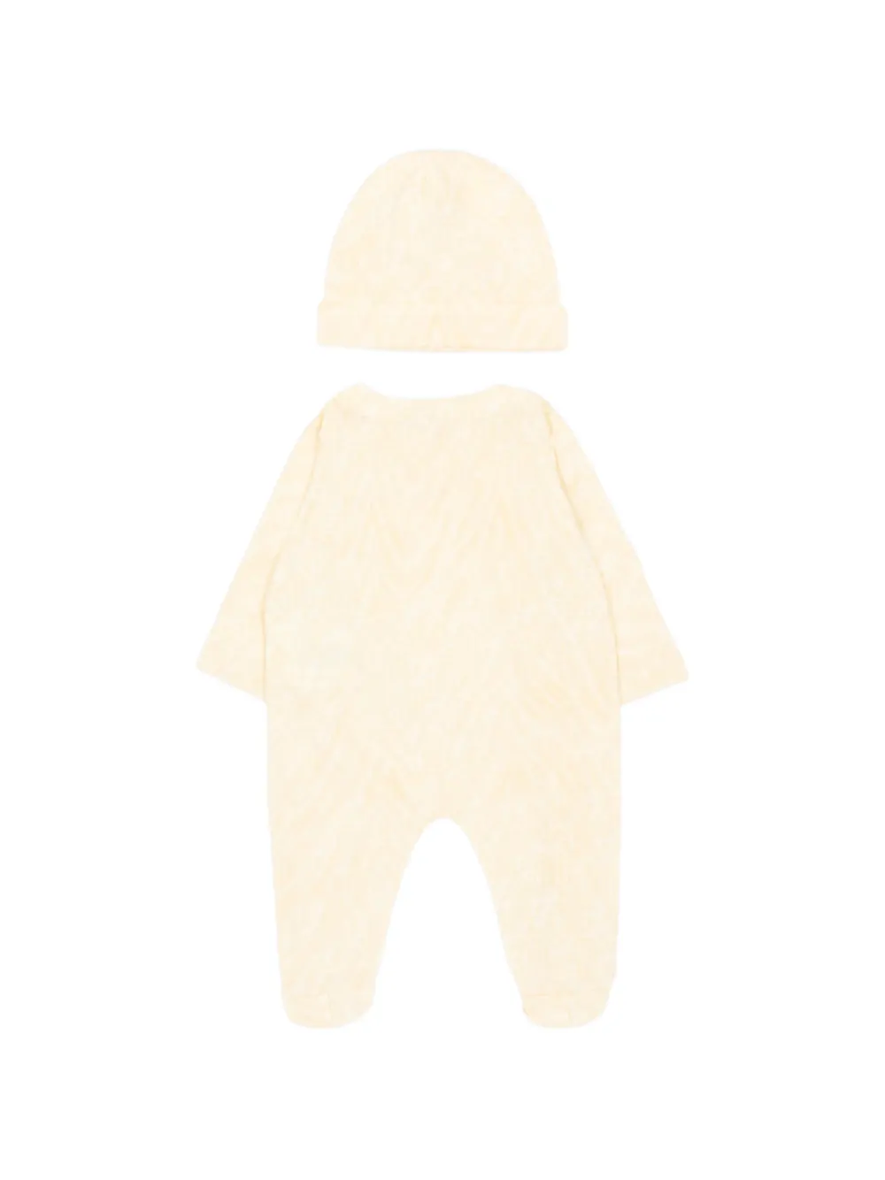 Roberto Cavalli Junior Babypakje met zebraprint Beige