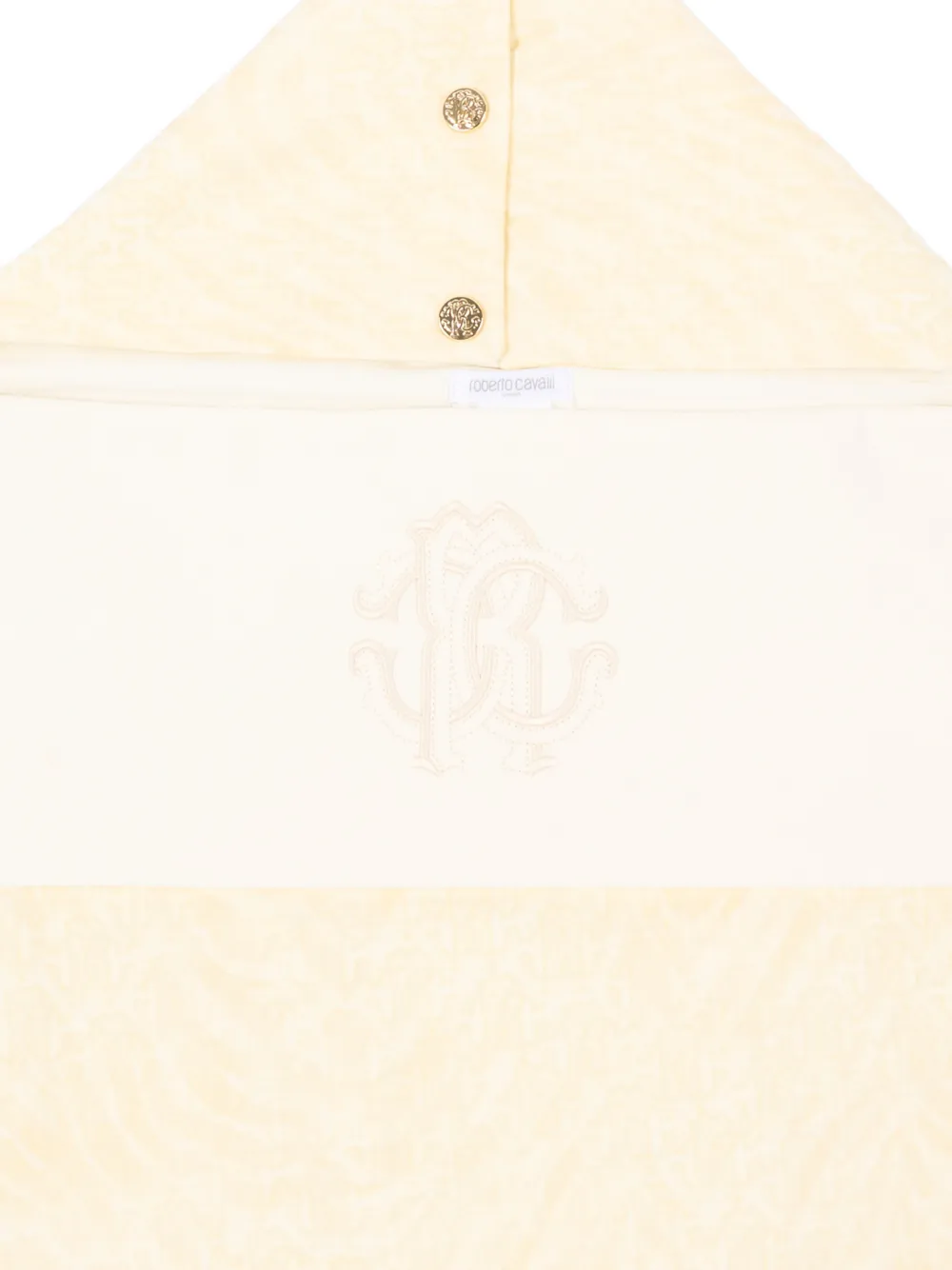  Roberto Cavalli Junior Zebra Button Blanket - Neutrals 