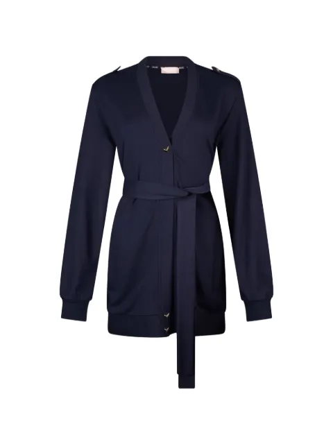 LIU JO button-fastening belted cardigan