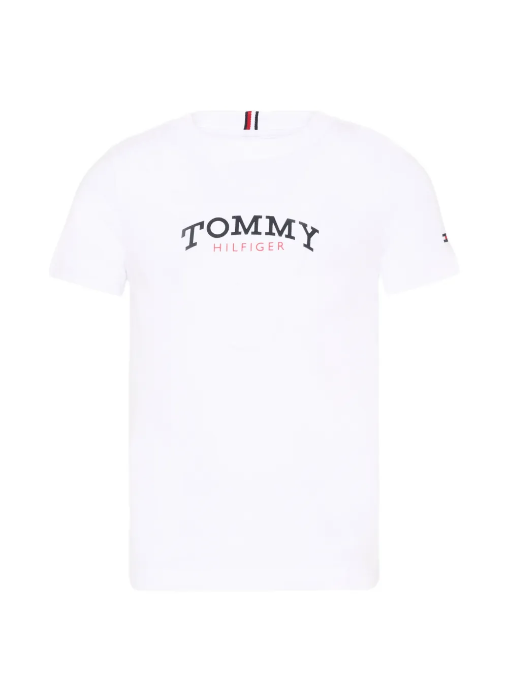 Tommy Hilfiger Junior short-sleeve cotton T-shirt - Bianco