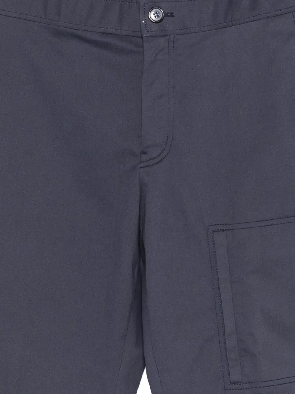 Brioni Broek met opgestikte zak Blauw