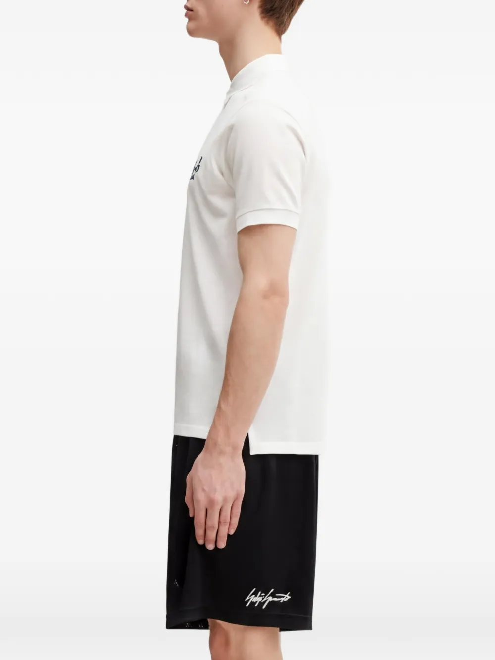 Paul Smith Poloshirt met logodetail Wit