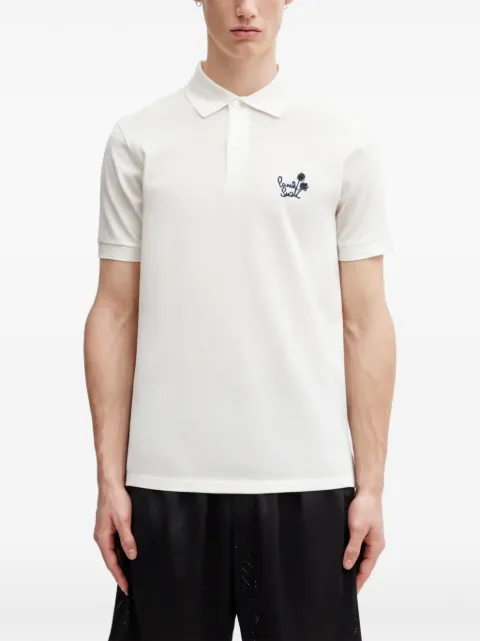Paul Smith embroidered-logo short-sleeve polo shirt
