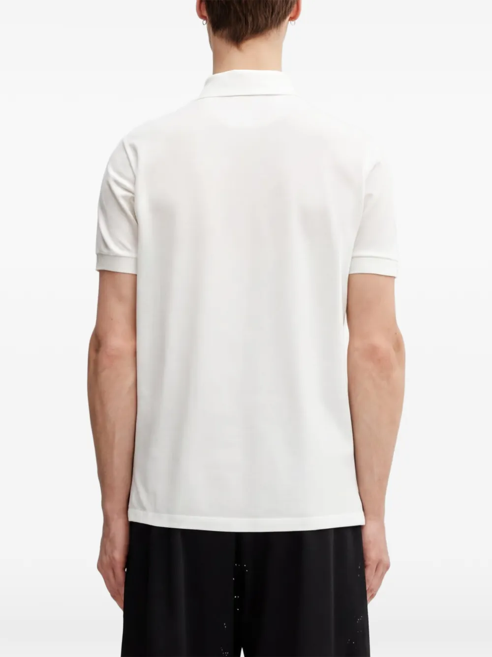 Paul Smith Poloshirt met logodetail Wit