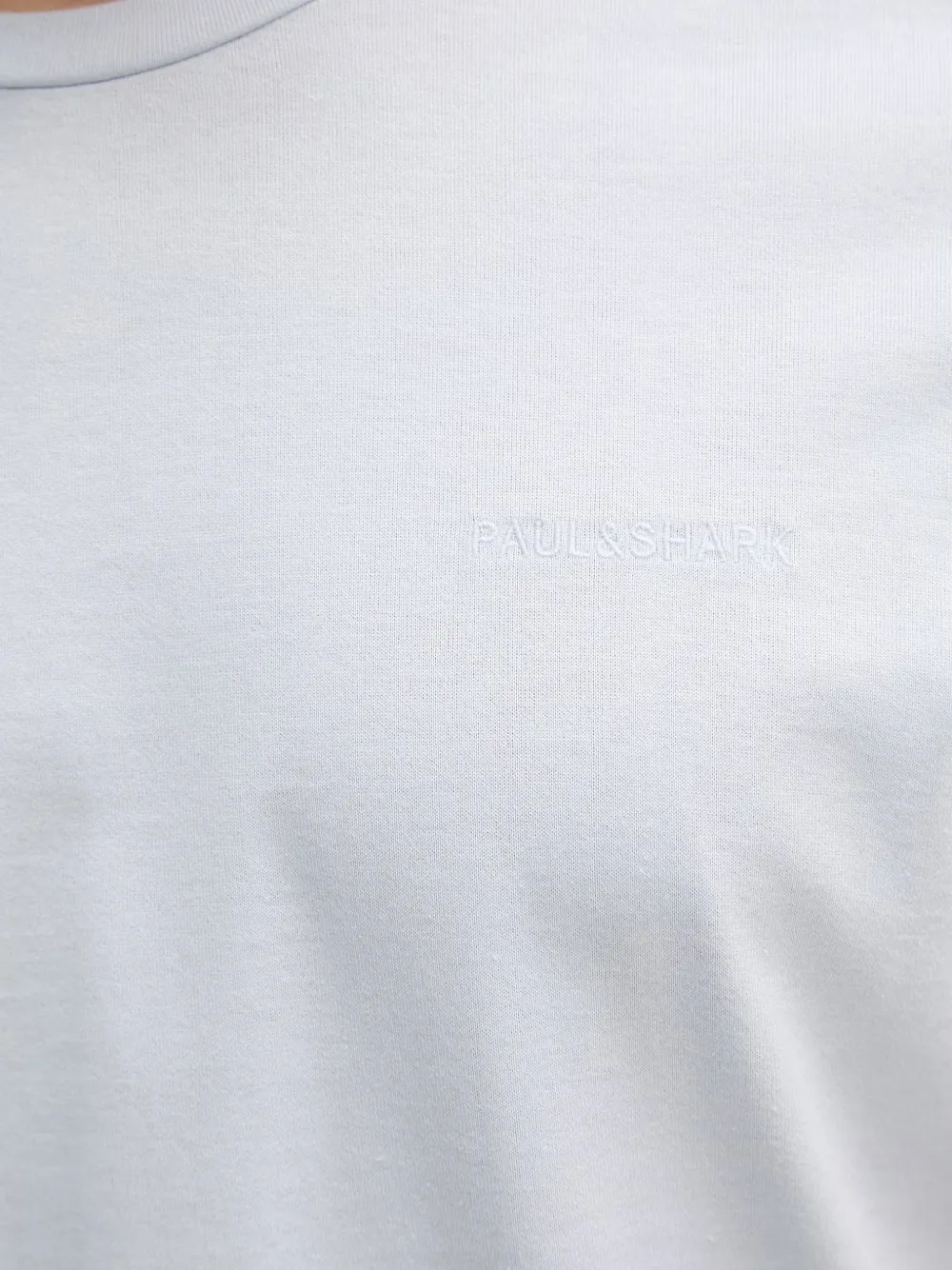 Paul & Shark T-shirt met geborduurd logo Blauw