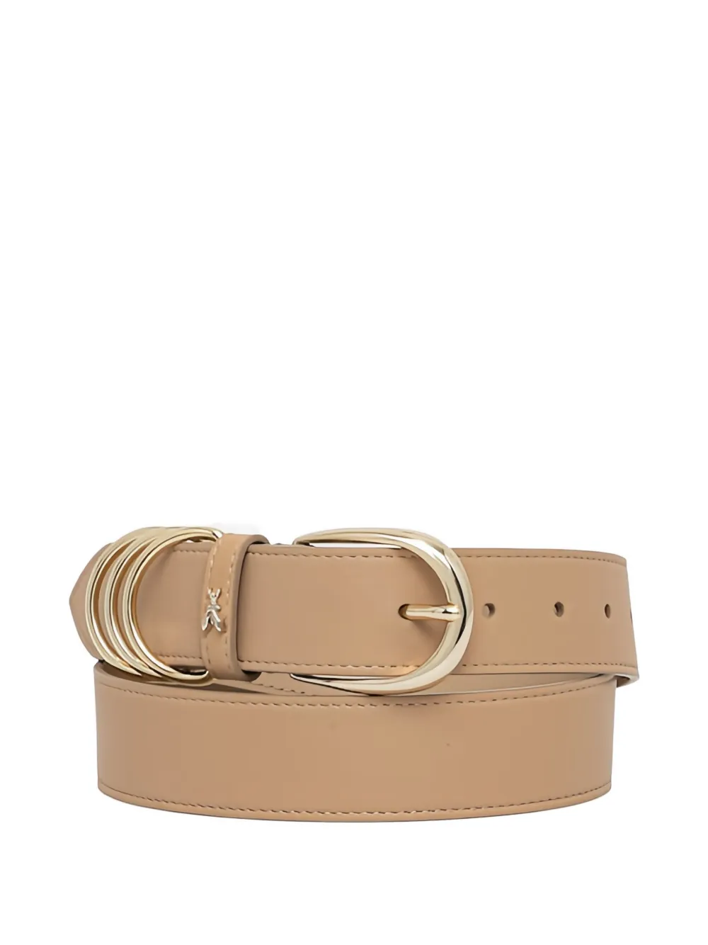 Patrizia Pepe triple-ring leather belt - Toni neutri