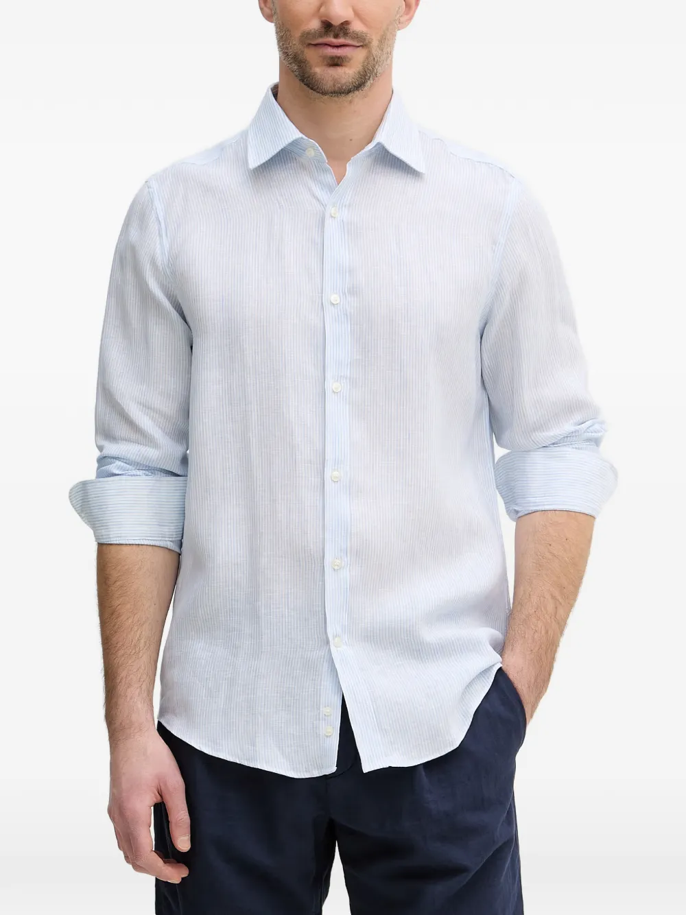 Paul & Shark linen shirt - Bianco