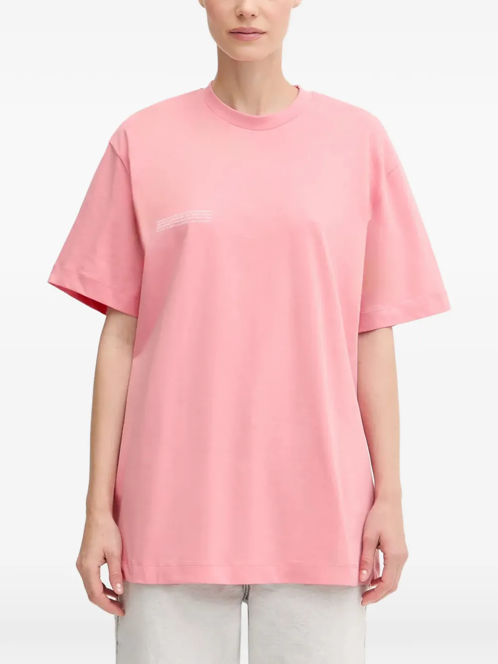 Pangaia t-shirt à logo imprimé - Rose Pangaia t-shirt à logo imprimé - Rose