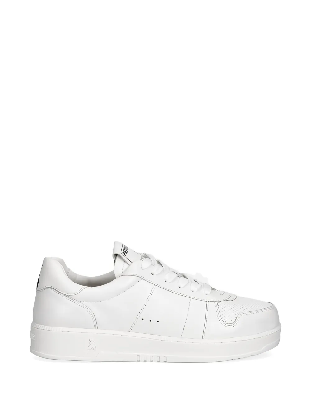 Patrizia Pepe perforated leather sneakers Wit