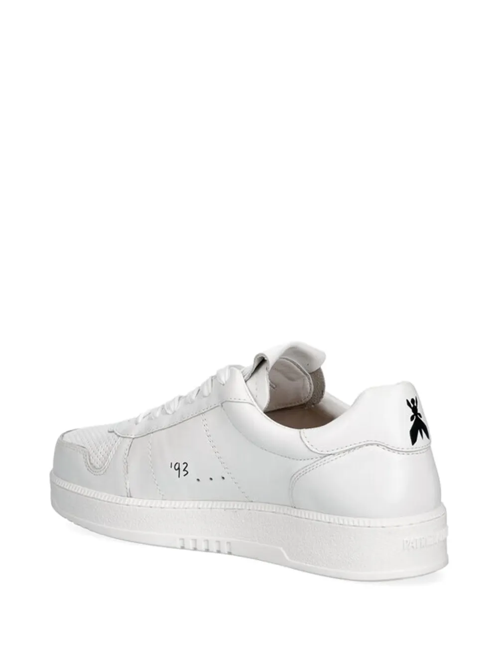 Patrizia Pepe perforated leather sneakers Wit