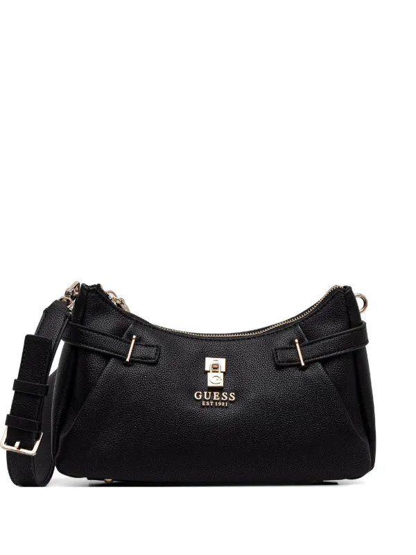 GUESS USA Yesba パドロック ショルダーバッグ | ブラック | FARFETCH JP