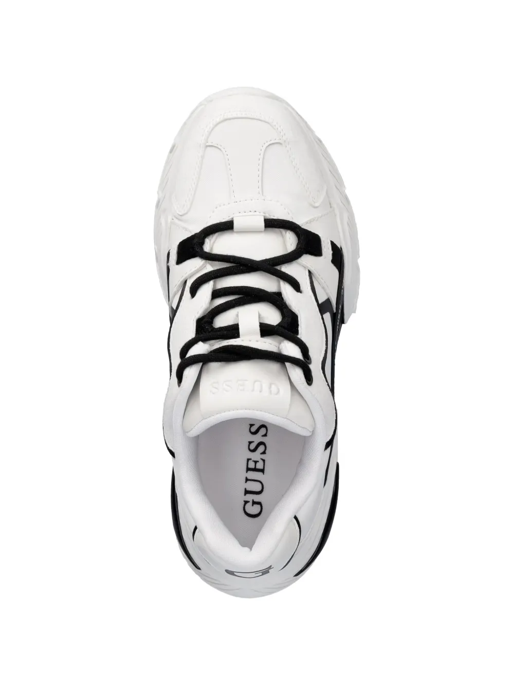 GUESS USA Ciesta logo-tape sneakers Wit