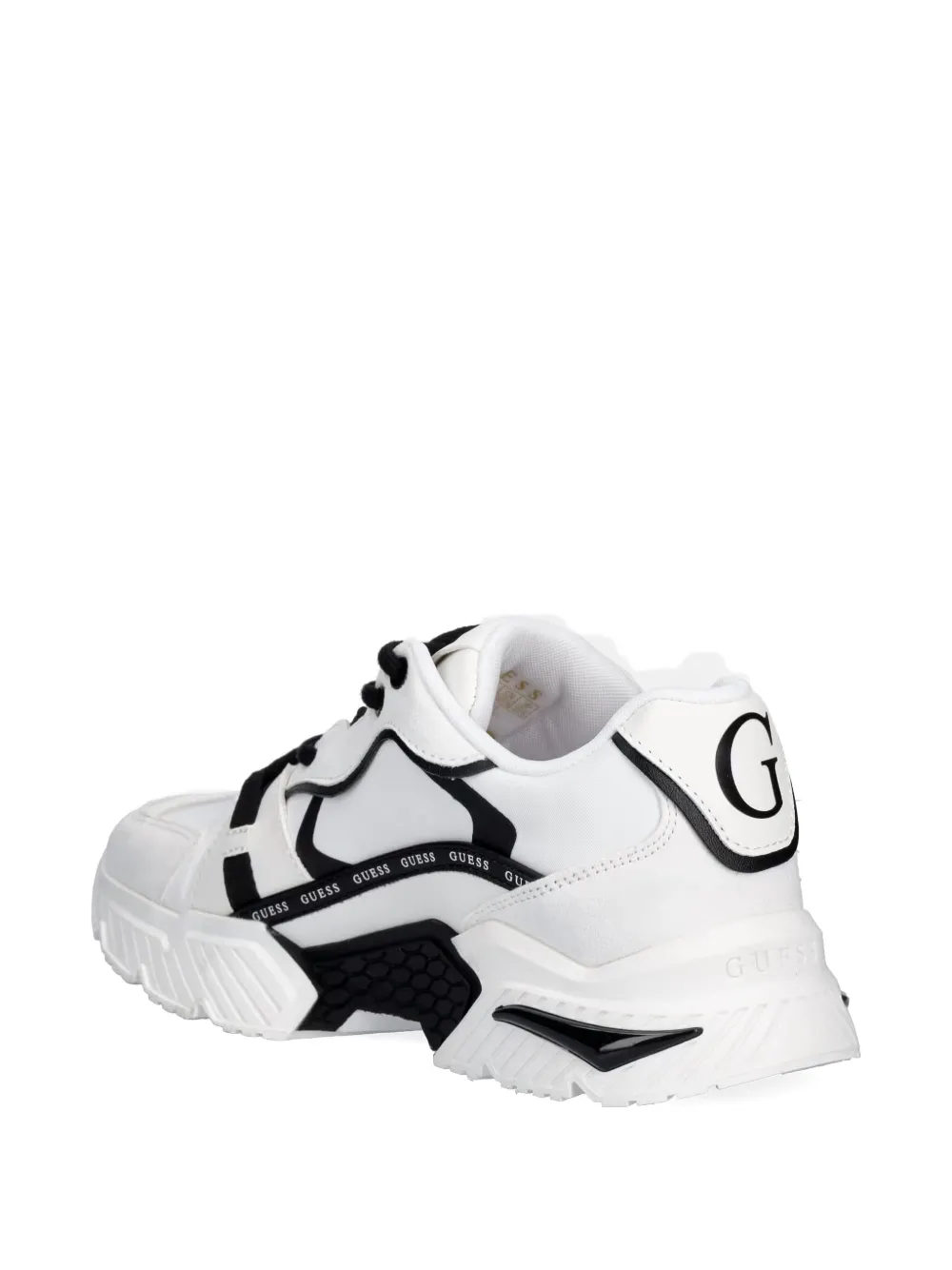 GUESS USA Ciesta logo-tape sneakers Wit