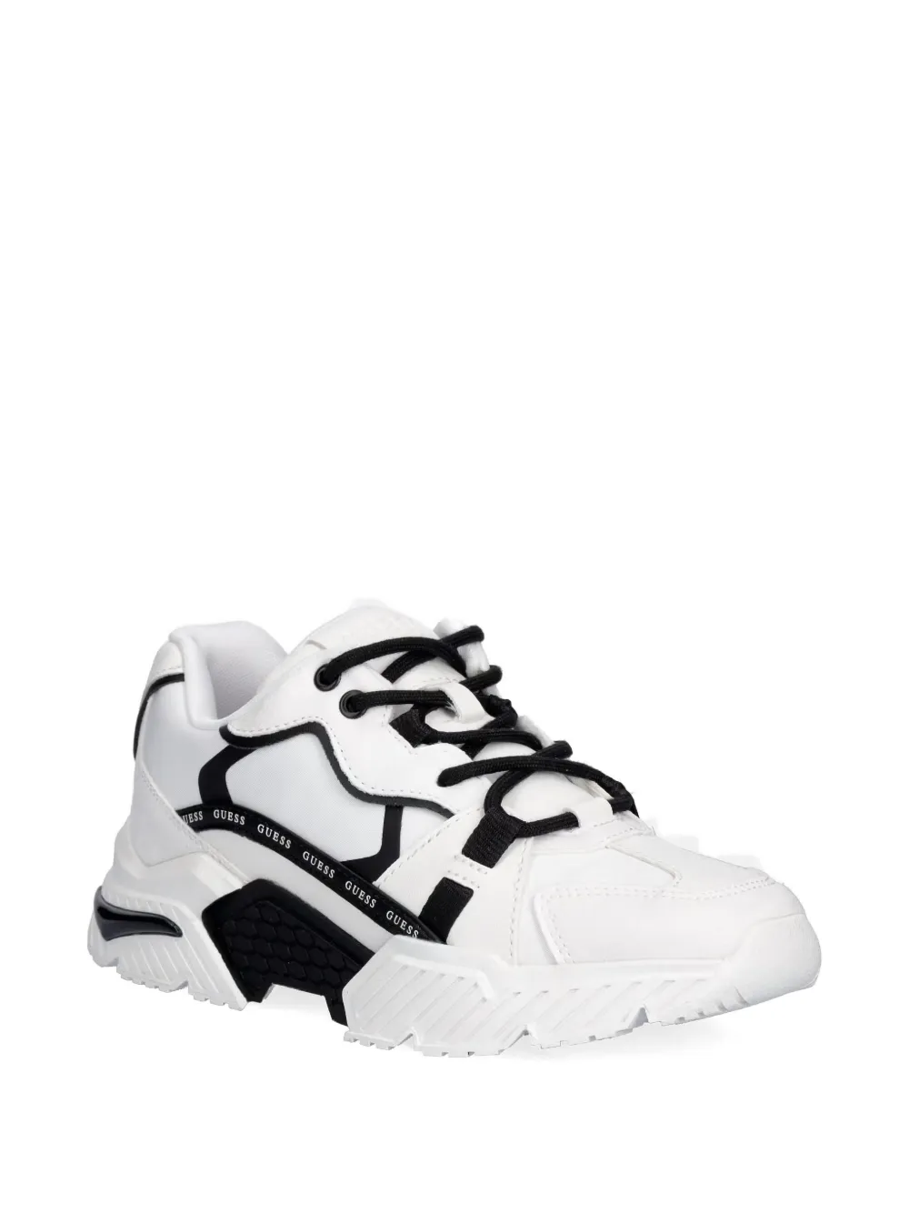 GUESS USA Ciesta logo-tape sneakers Wit