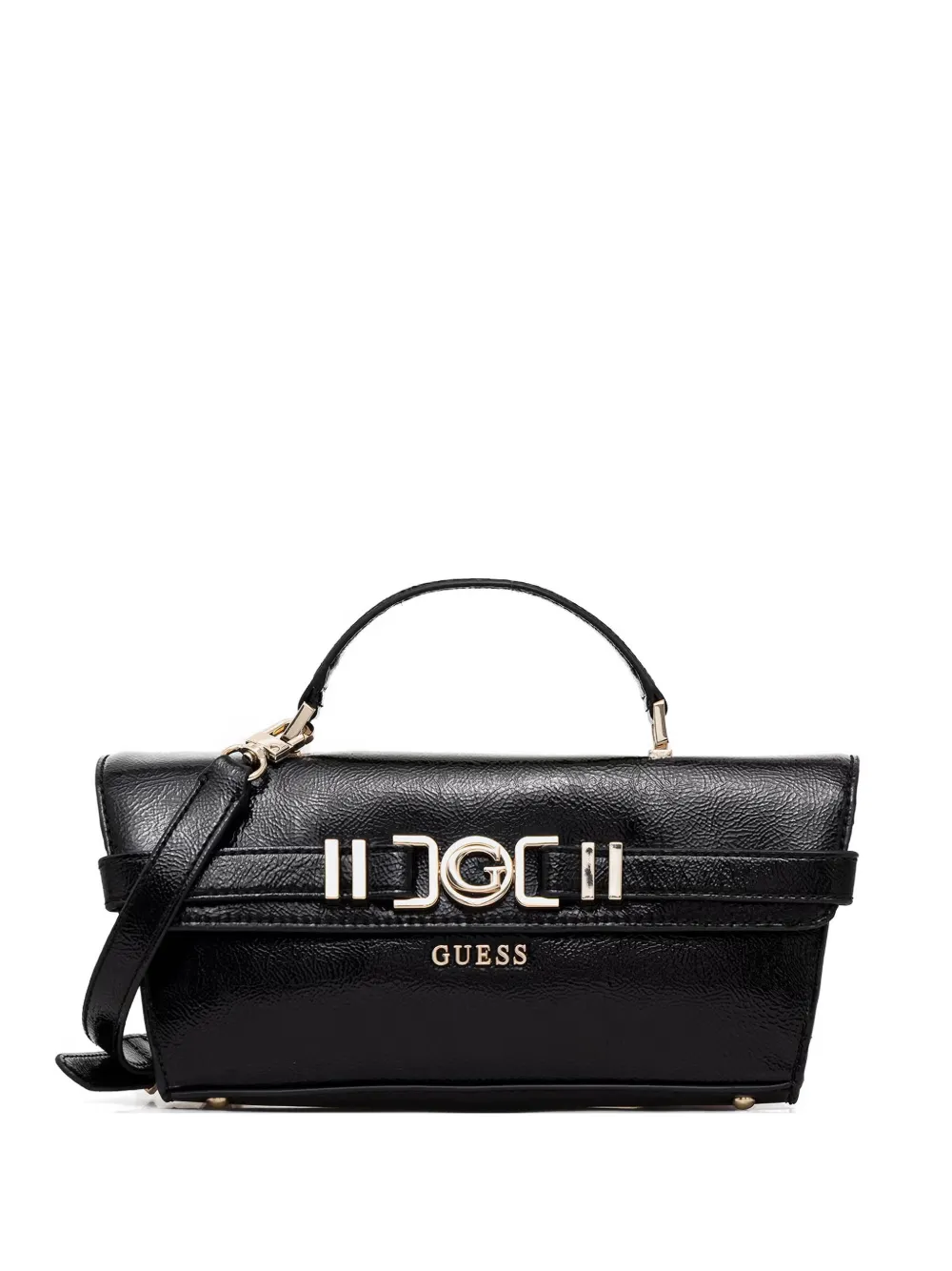 GUESS USA logo-plaque cross body bag - Nero