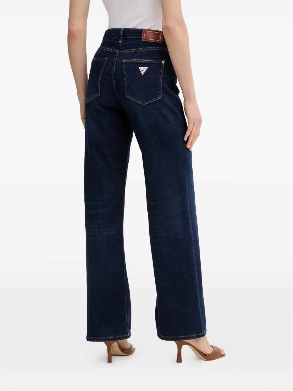 GUESS USA Jeans met wijde pijpen Blauw