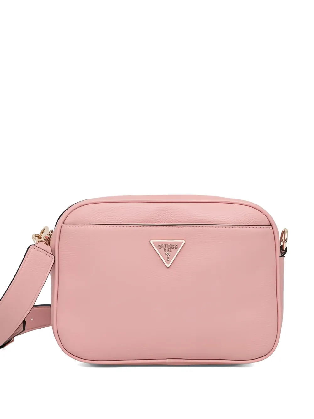 GUESS USA Meridian triangle-logo cross body bag - Rosa