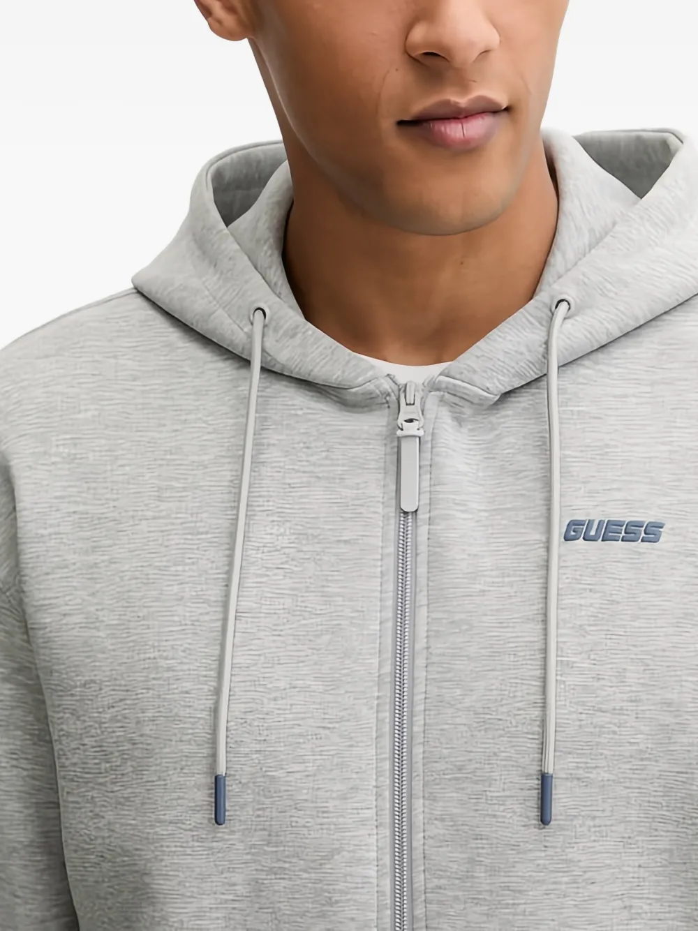 GUESS USA Hoodie met rits Grijs