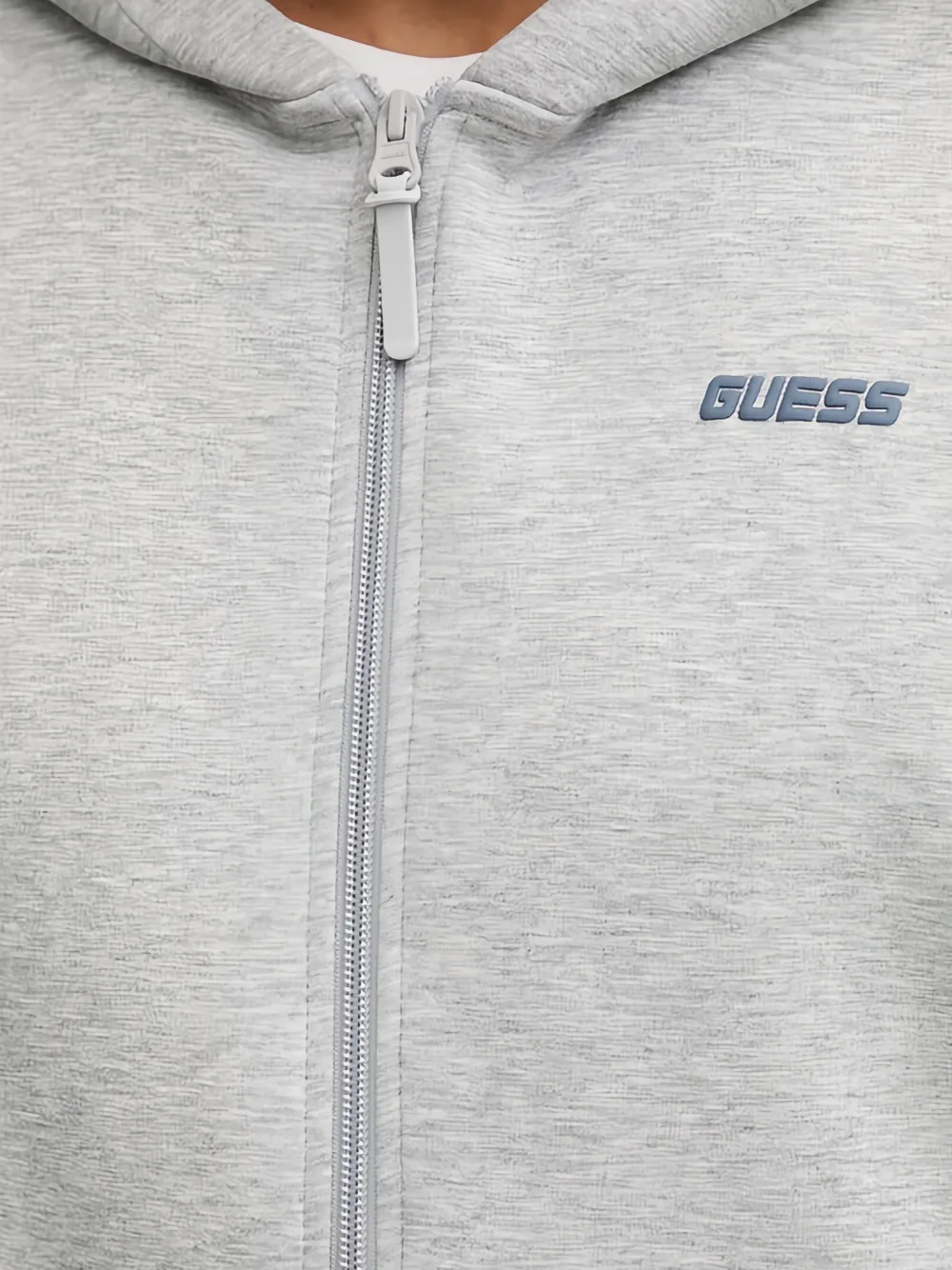 GUESS USA Hoodie met rits Grijs