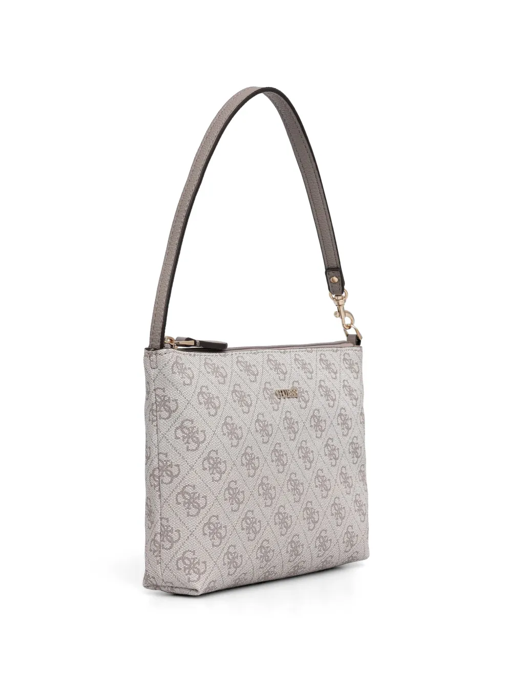 GUESS USA Victtoria shopper met monogramprint en logoplakkaat Grijs