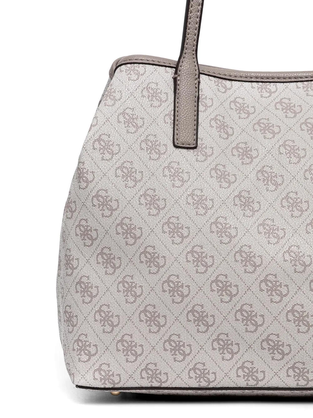GUESS USA Victtoria shopper met monogramprint en logoplakkaat Grijs