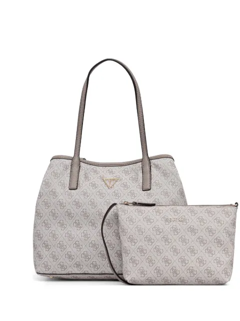 GUESS USA Victtoria monogram-pattern logo-plaque tote bag